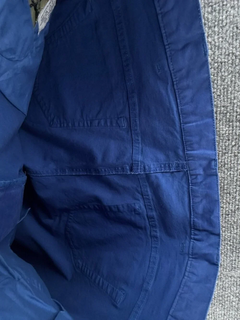 NWT Peter Christian 38x30 Vibrant Blue Chino Pants Cotton Spandex MT33 Men